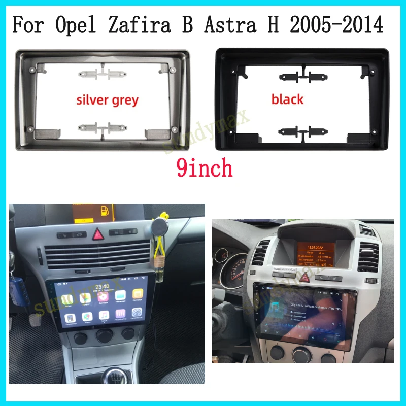 

9" 2din Car Radio Fascia For opel Astra Antara Corsa Zafira car Radio Fascia Frame Adapter CD Panel Dash Trim Bezel