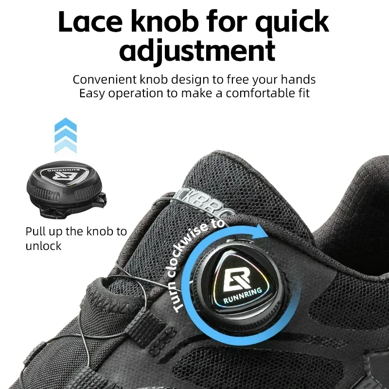 ROCKBROS Sports Shoes Men Cycling Outdoor Activity Footwear Soft Breathable Shoes Women Hiking Climbing Camping Non-slip Sneaker 3