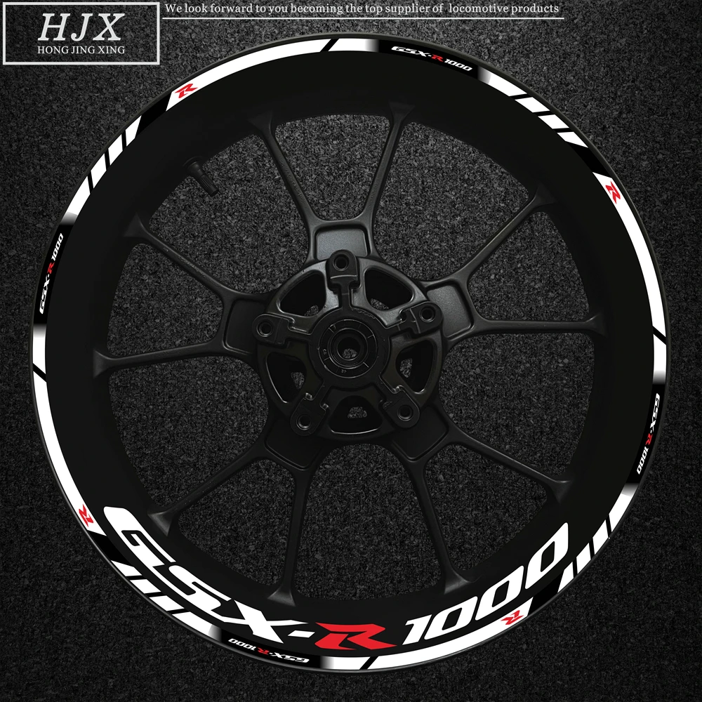

Thick Edge Sticker Stripe Wheel Hub High Quality Reflective Decal Suitable for Suzuki Gsxr1000 Motorcycle Rim Modification Mark