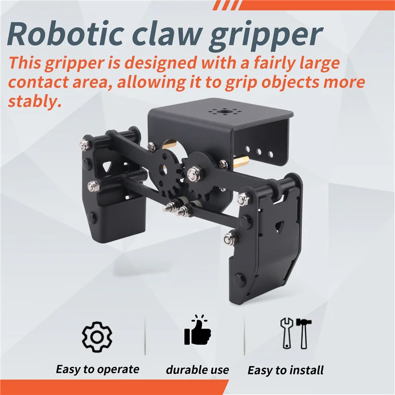 A005-Open Robot Large Claw Gripper Robot Manipulator For Arm DIY Kit Programmable Claw