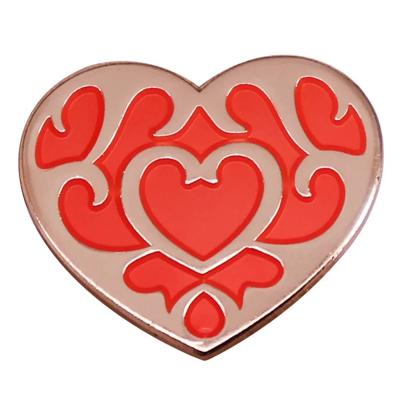 

Heart Container Enamel Pin Emblem Accessories
