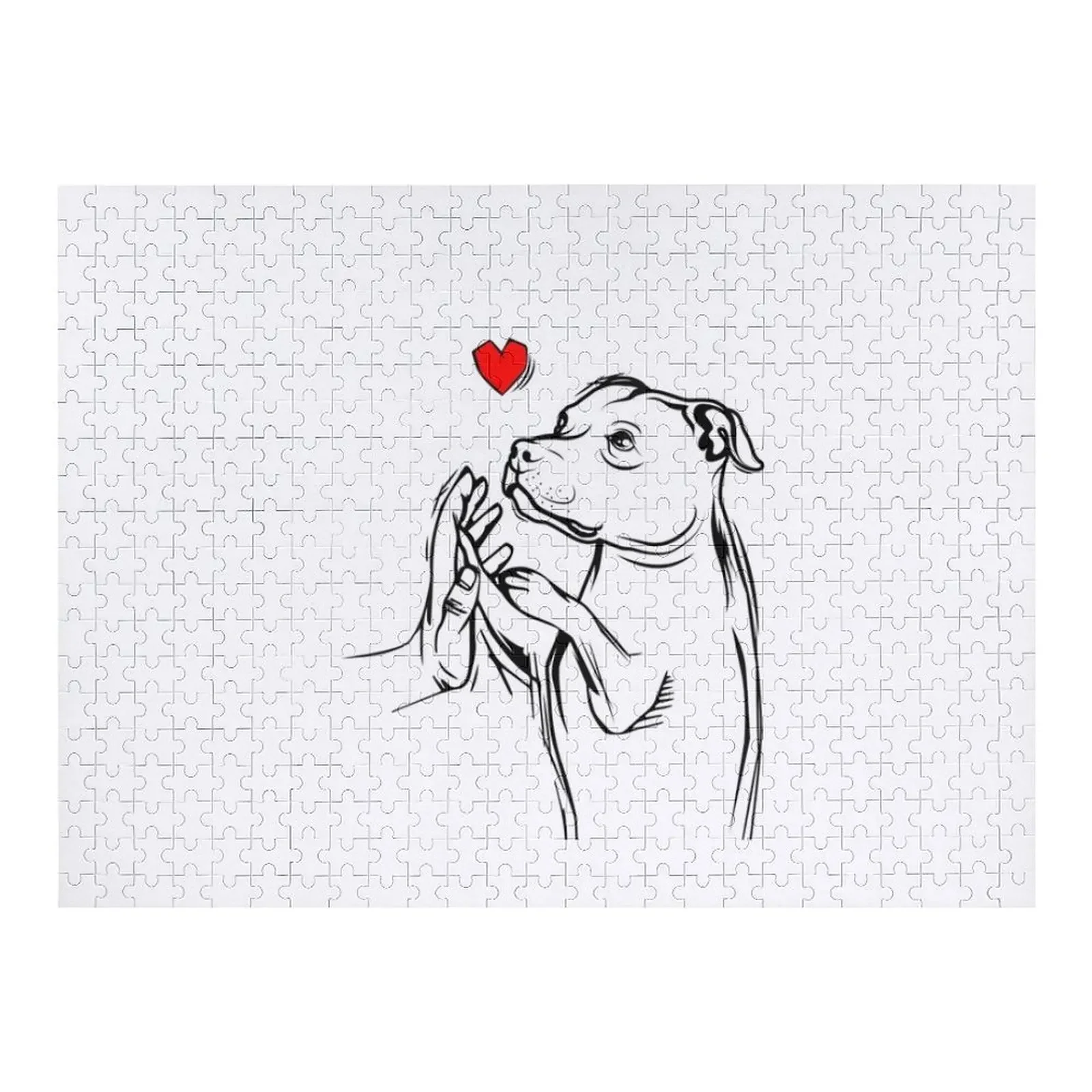 

Staffordshire Bull Terrier Lover Jigsaw Puzzle Custom Wooden Name Christmas Toys Christmas Gifts Puzzle