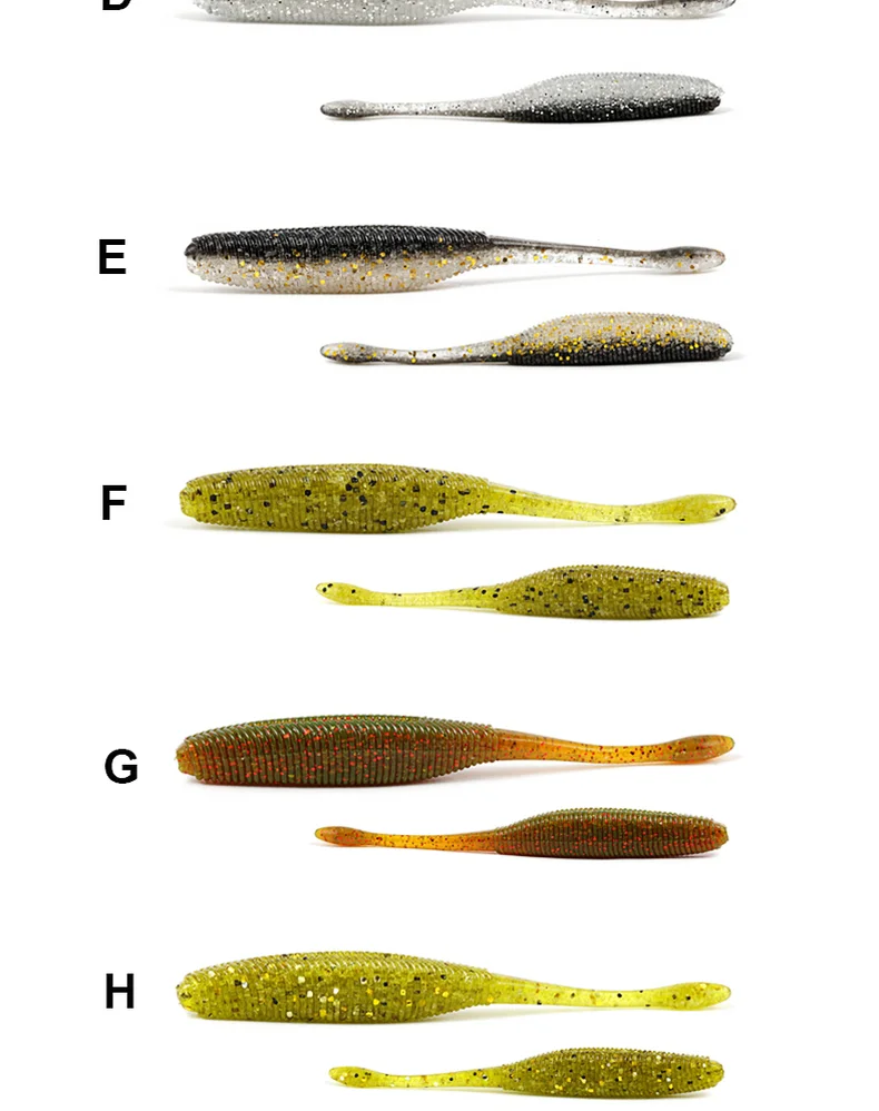 SUNMILE Angelköder Drop Soft Baits 7,5/9,5/11,5 cm Soft Lure Iscas Künstliche Köder Leurre Louple für Bass Pike Fishing Baits – Detail 9