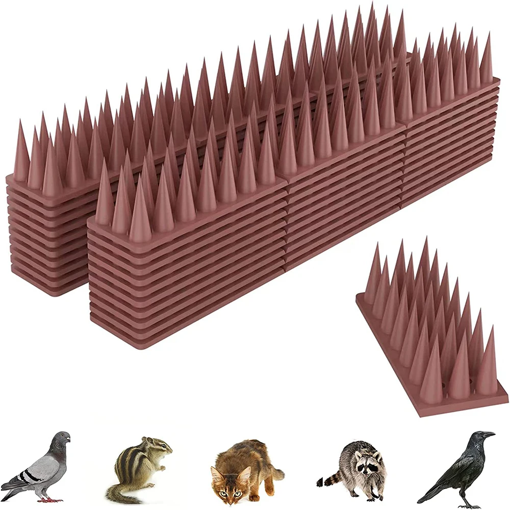 Repelente disuasorio Anti Bird Spike Strip Bird Scarer Repelente para palomas Spikes Raccoon