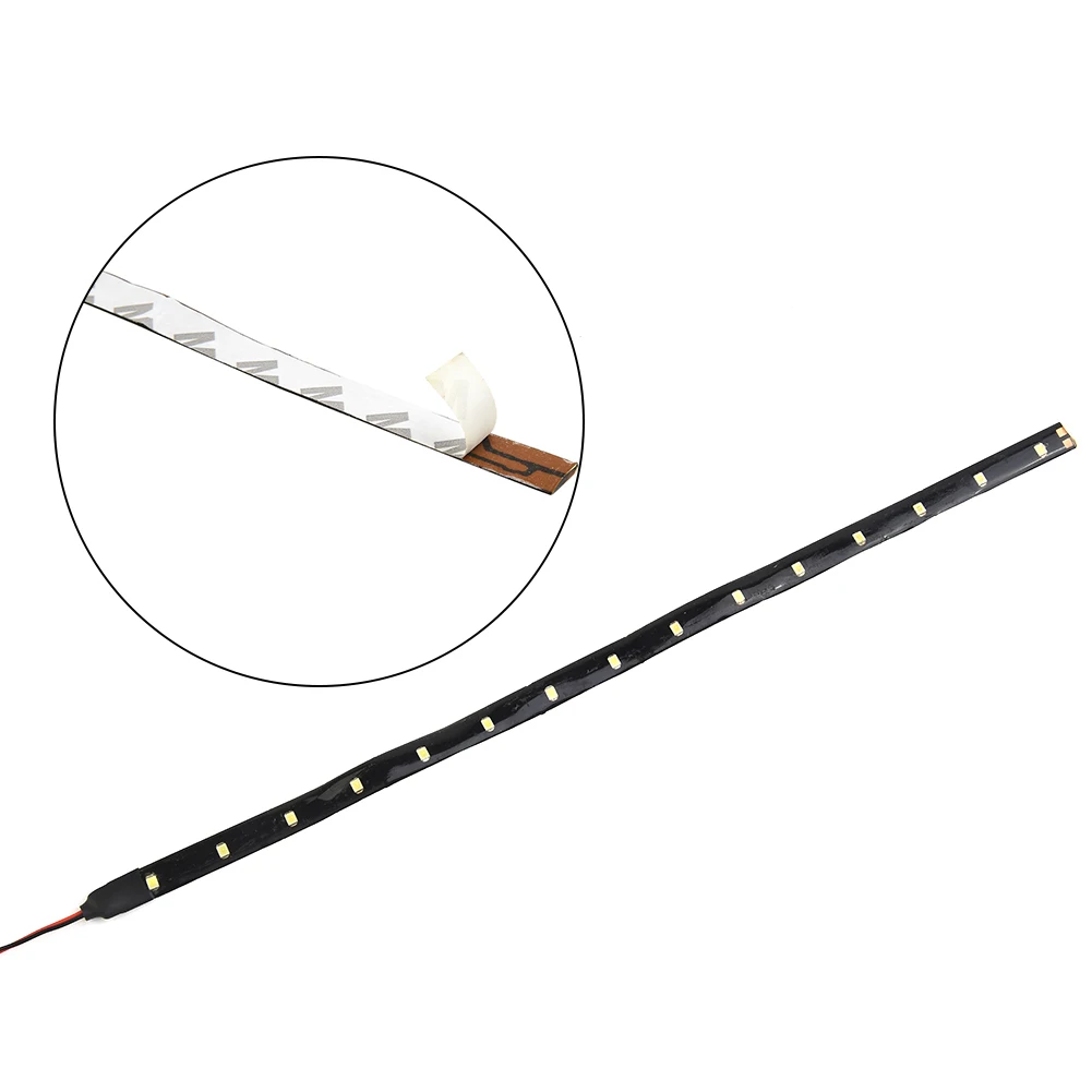 Striscia LED 12V 30cm - 15 LED Impermeabile, Flessibile Per Auto, Moto E Camion - Foto 9