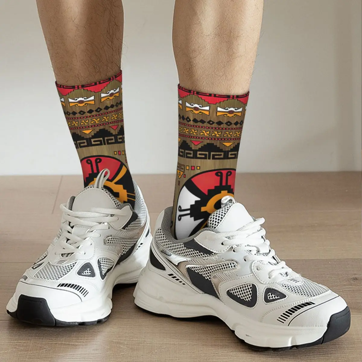 

Colorful Hunab Ku Mayan Symbol Adult Socks Unisex socks,men Socks women Socks