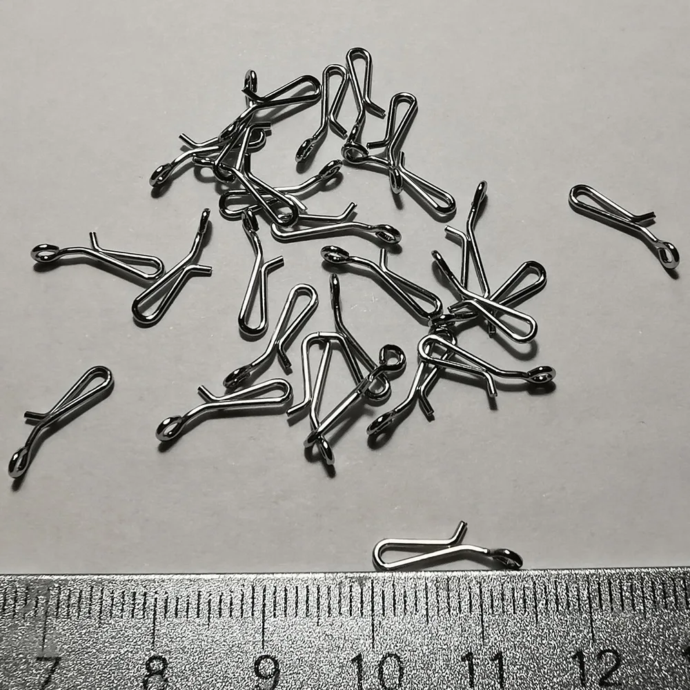 Stainless Steel BENT RIG CLIPS, Intimate, A BAIT CLIP