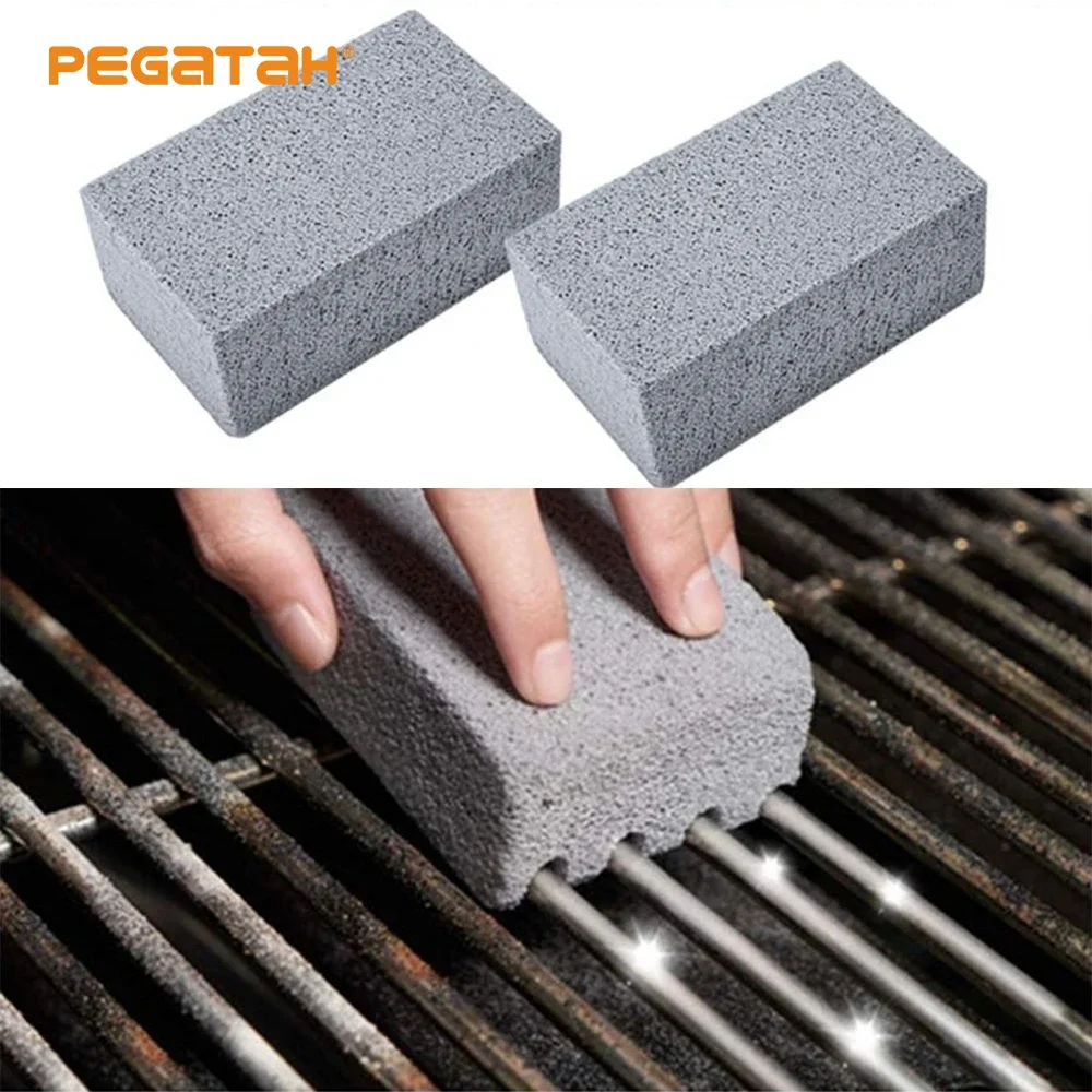 BBQ Grill Cleaning Brick Block Barbecue Cleaning Stone BBQ Racks Stains Grease Cleaner Tools Kitchen Decorate Gadgets barbecue cleaning tools,grill brush,cleaning brushes