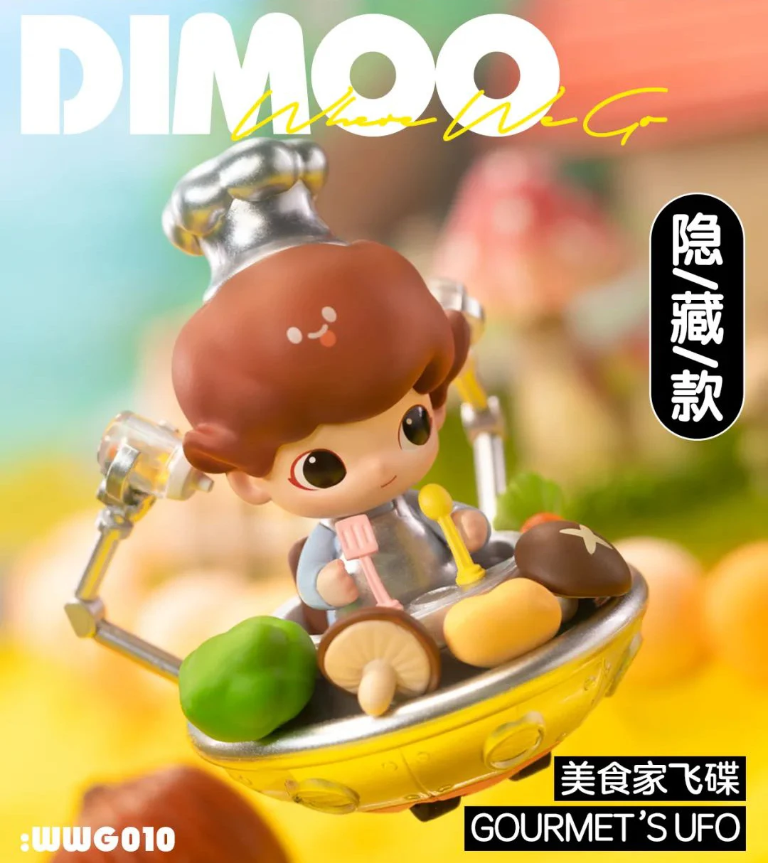 thumbnail image 1 of POP MART DIMOO Where We Go Series Caja Sorpresa Juguetes Caja Misteriosa Mistery Caixa Figura de Acción Surpresa Lindo Modelo Regalo de Cumpleaños, 1 of 5