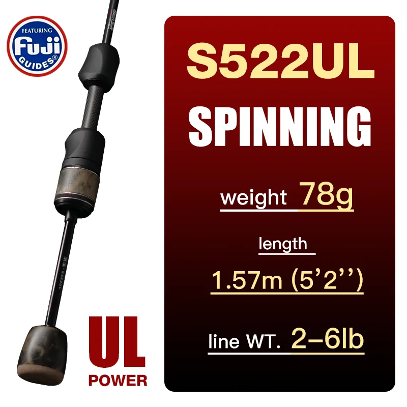 ソウルズ シークローラー230-130 SEELA MAN Seasir Stream Ultralight Lure Fihsing Rods Carbon Solid Wood