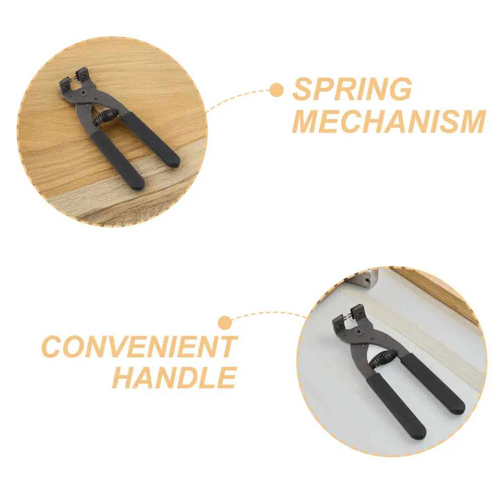 정밀 탄소강 홀 펀치, 인체공학적 무소음 펜치 (벨트, 시계줄 제작 도구) 4mm 4날