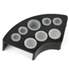 7/8/21 Holes Tattoo Ink Cup Holder Stand Tattoo Tool Pigment Black Container Makeup Accessories for Body Art Supplies 6