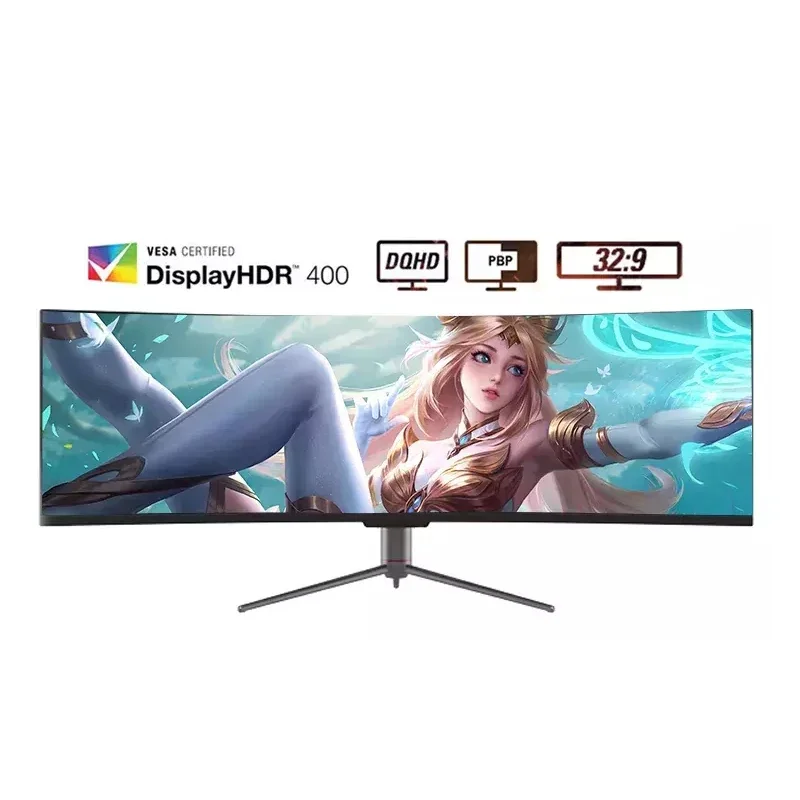 ̵ ũ LCD ̹ , PC ǻ ʱ 49 ġ Ŀ ̹ , 144Hz 4K Hdr400 