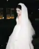 MD Elegant A-line Strapless Wedding Dresses Illusion Sleeveless Applique Bridal Gown Sweep Train Vestido De Noiva Customized 2