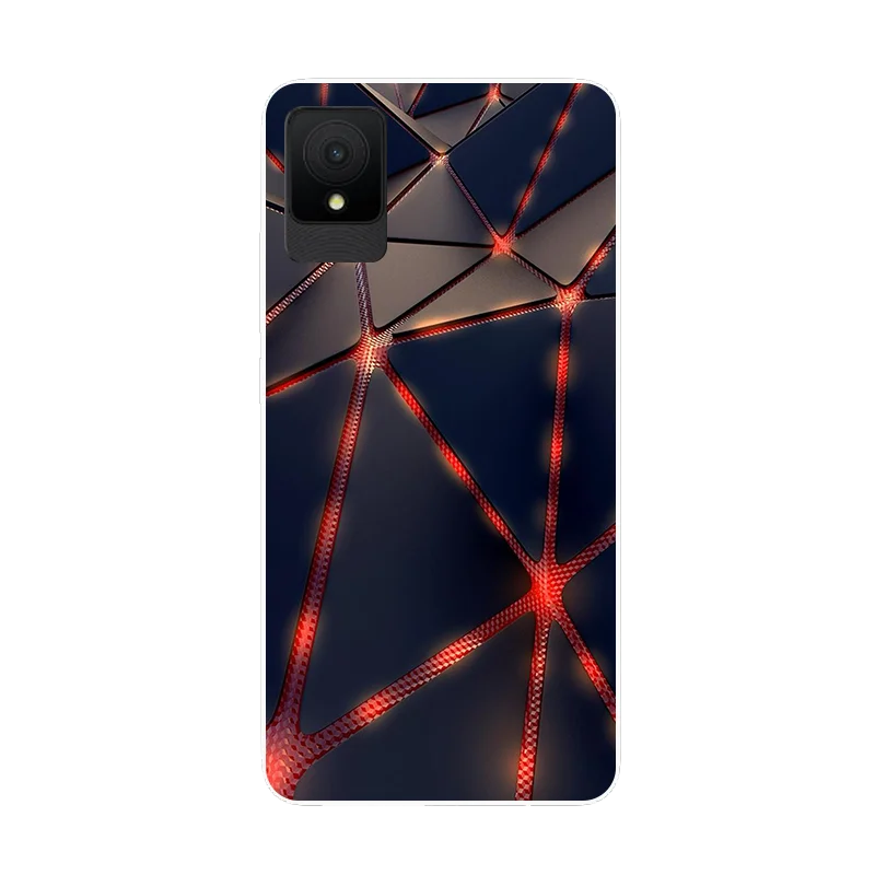 Football Soft Silicone Back Case for TCL K11 - Protective Phone Cover