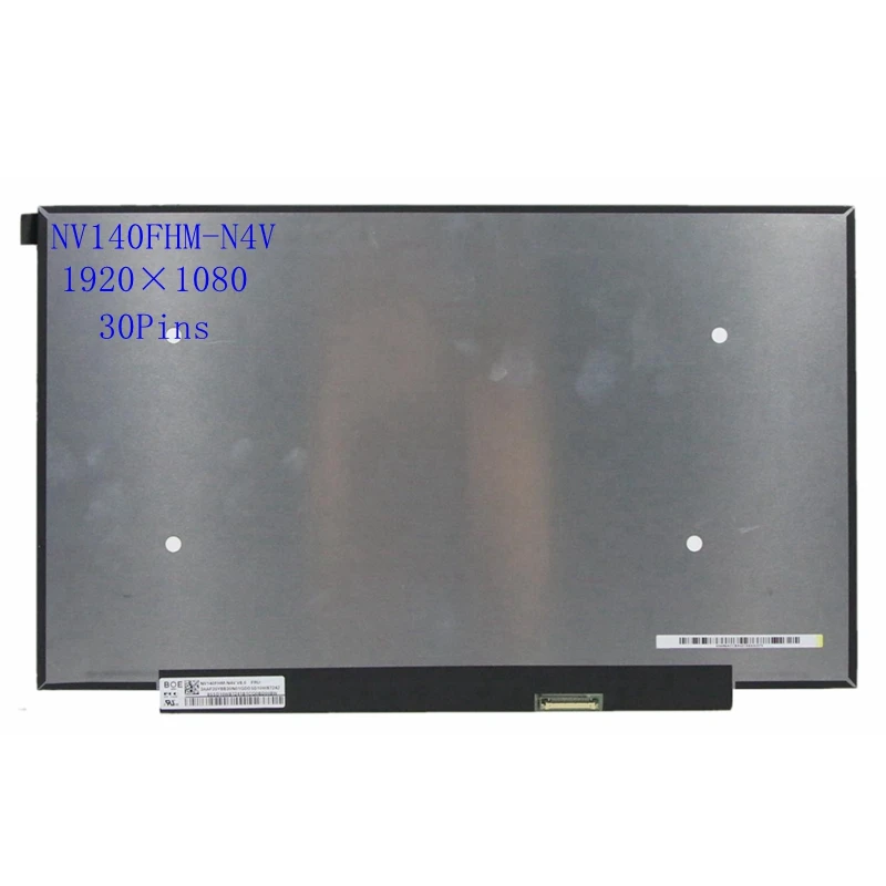 

14.0''laptop Lcd Display Screen Matrix IPS Panel NV140FHM-N4V FRU 5D10W87242 FHD 1920X1080 30Pins