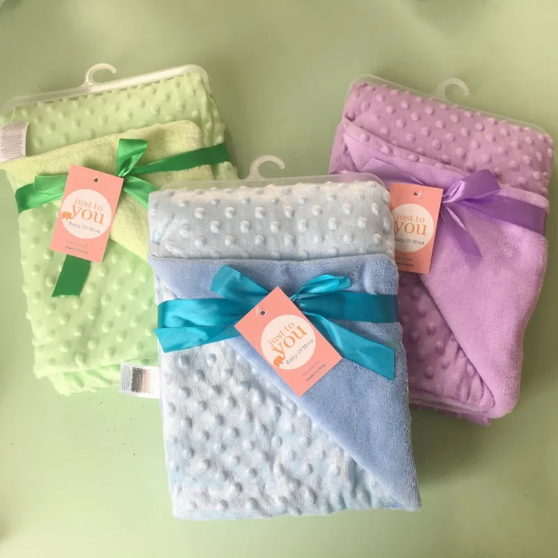 

Baby Cotton Blankets Newborn Toddler Soft Warm Fleece Felt Swaddling Blanket Skin-Friendly Wrap Kids Bath Towel Sleep Cover