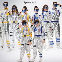 Costume d'astronaute pour enfants, combinaison de pilote spatial pour hommes et femmes, costume d'astronaute scolaire, costume d'halloween 1