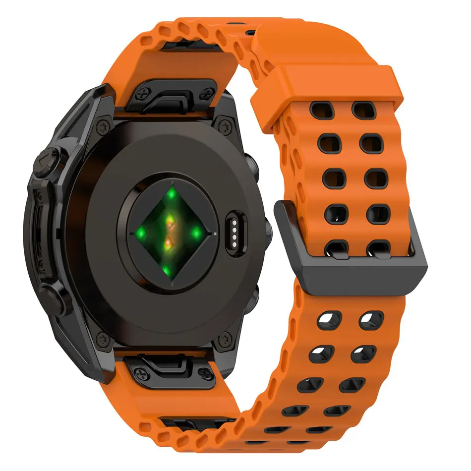 Enhanced Silicone Strap for Smartwatch - QuickFit 22/26mm