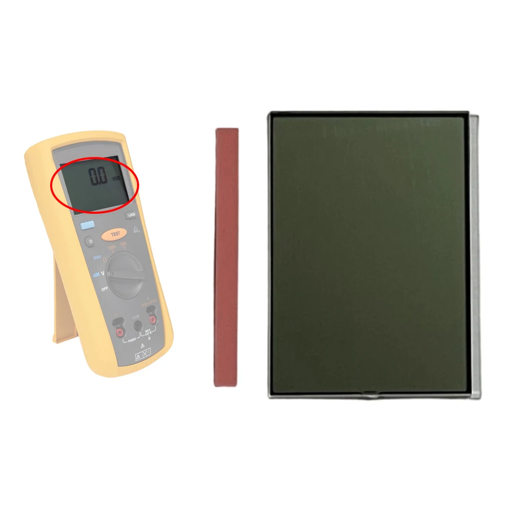 1503용 1507용 1508용 디지털 절연 테스터 유리 교체 부품 68x51mm 수리 도구 LCD 디스플레이 화면 내부 부품