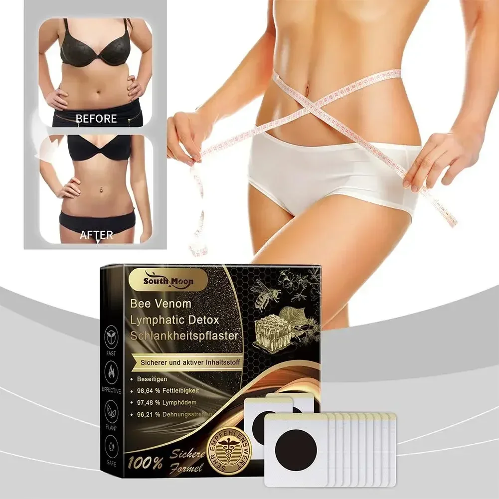 Weight Loss Patch Bee Weight Loss Belly Patch Fast Burning Fat Detox Navel Sticker Dampness-Evil Removal Improve Stomach