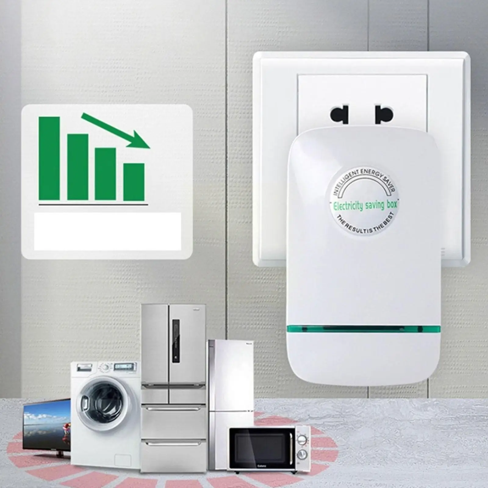 

Power Saver Energy Saving Device Electric Meter Power Save Household Energy Saver For Power Saving Balance The Current UK E W0F7