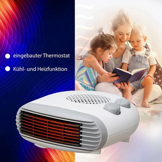 Chauffage électrique Mobile 2000 W, ventilateur thermique, radiateur  électrique, convecteur, Machine de chauffage, prise ue, pour l'hiver -  AliExpress