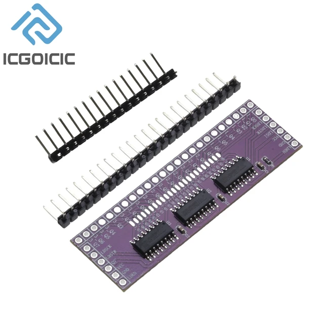 Microcontroller Serial To Parallel Pin IO Expansion Module 74HC595 Output Port Expansion 3 To 24pin LED Control