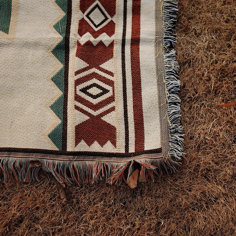 Tapis camping camping en plein air, Couverture de pique-nique inden, Couvertures de lit dedecoratives, Boho, tapis d