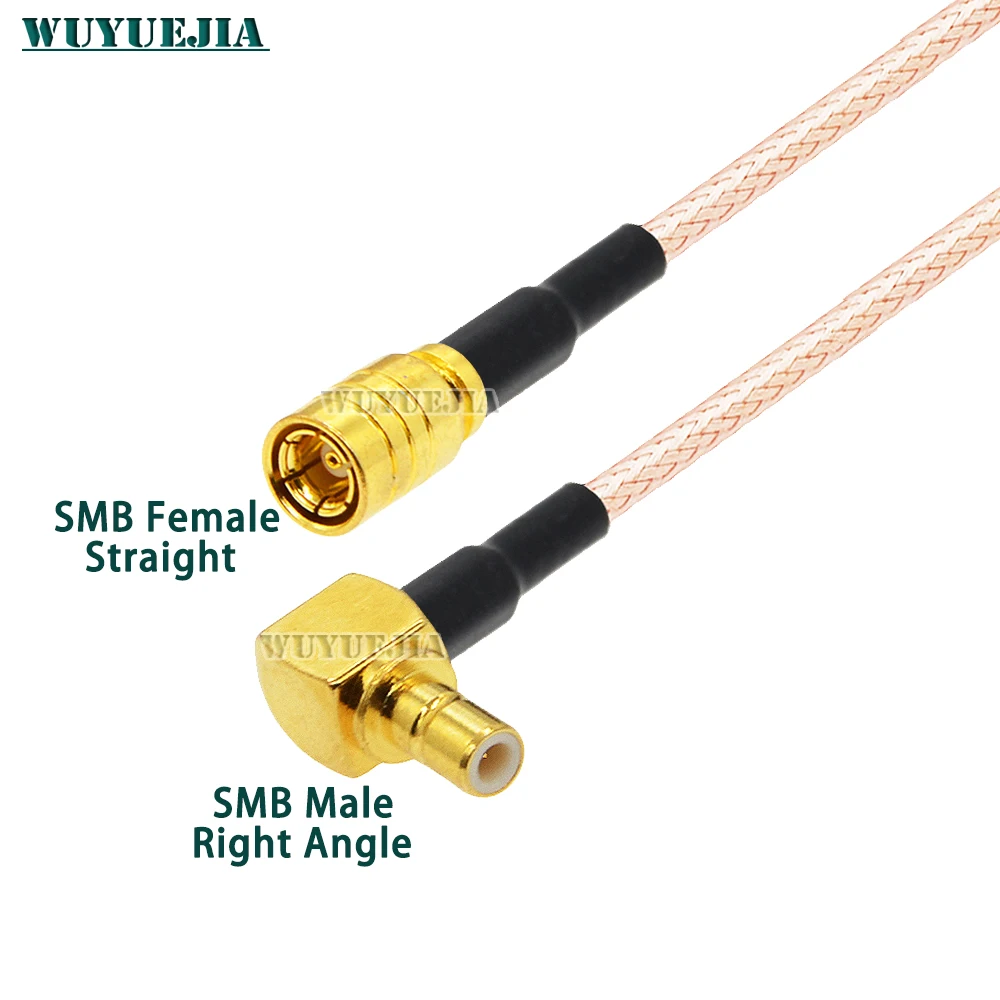 RG316 SMB Type Connector SMB Male Plug to SMB Female Jack Straight Right Angle Pigtail Jumper RG316 RF Coaxial Cable 0.1~10M