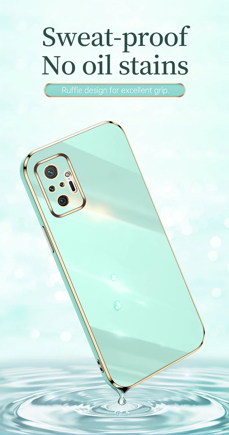 Til Redmi Note 10 Pro Plating Texture Cover til Redmi Note 10 Pro Max 10S 11 11S Pro Plus 5G stødsikker telefoncover_voghion.com