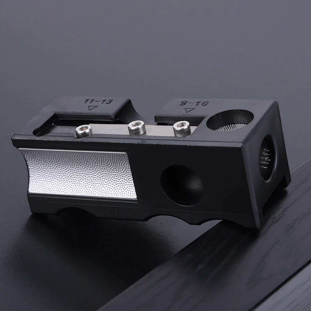 ABS Black Billiard Cue Tip Grinding Tool for Pool and Snooker