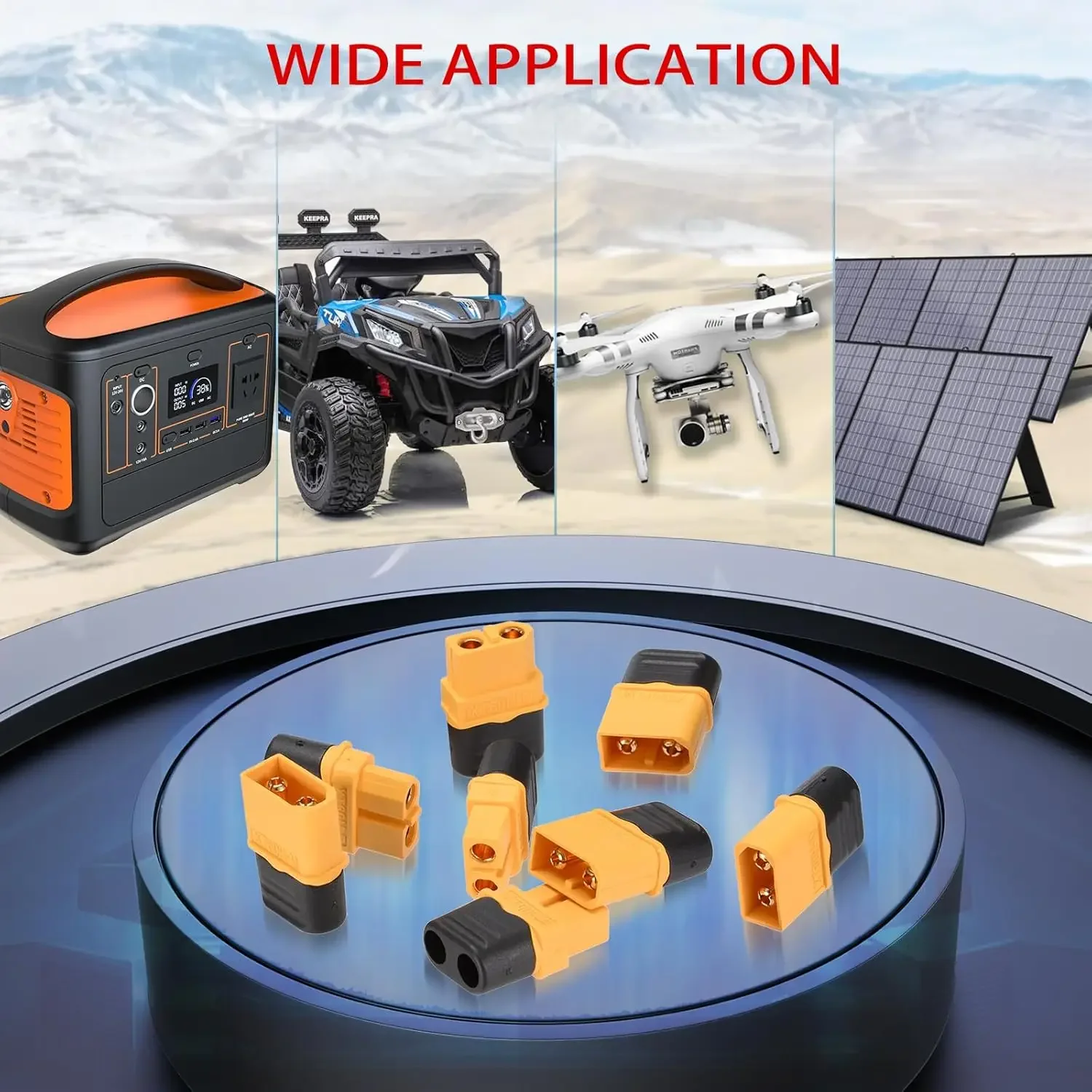 Connecteurs XT60H Mâle Femelle Lot 1 à 20 Paires pour Batterie RC