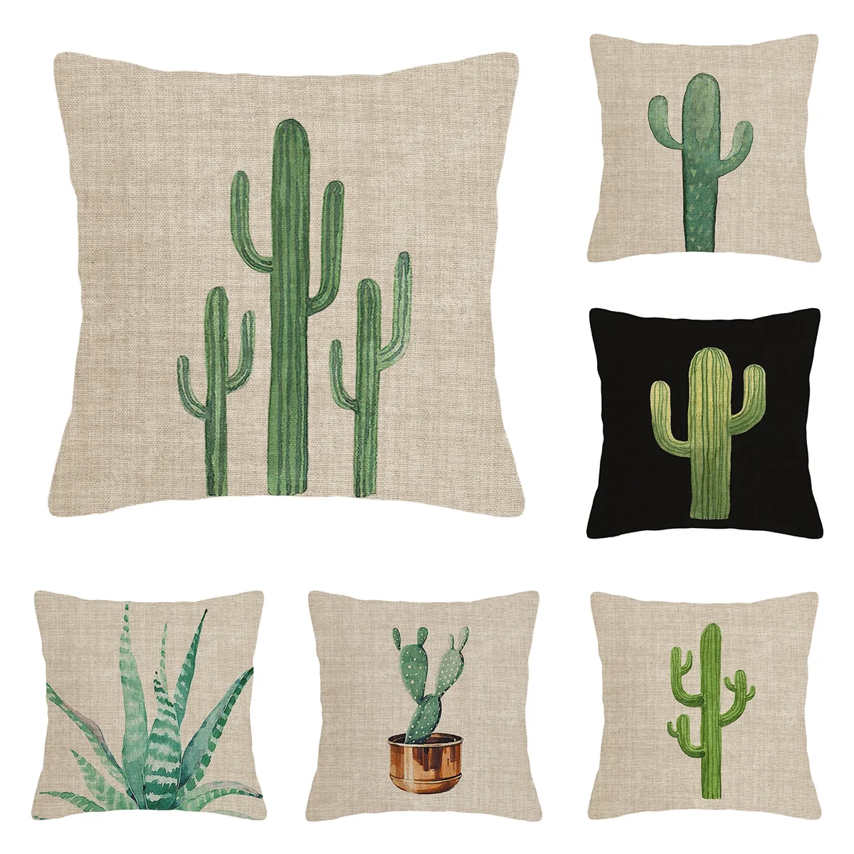 

Modern Decorative Cushion for Home Living Room Decor Throw Pillow Cover 45*45 40x40cm 60x60cm 45x45cm 50x50cm Green plants
