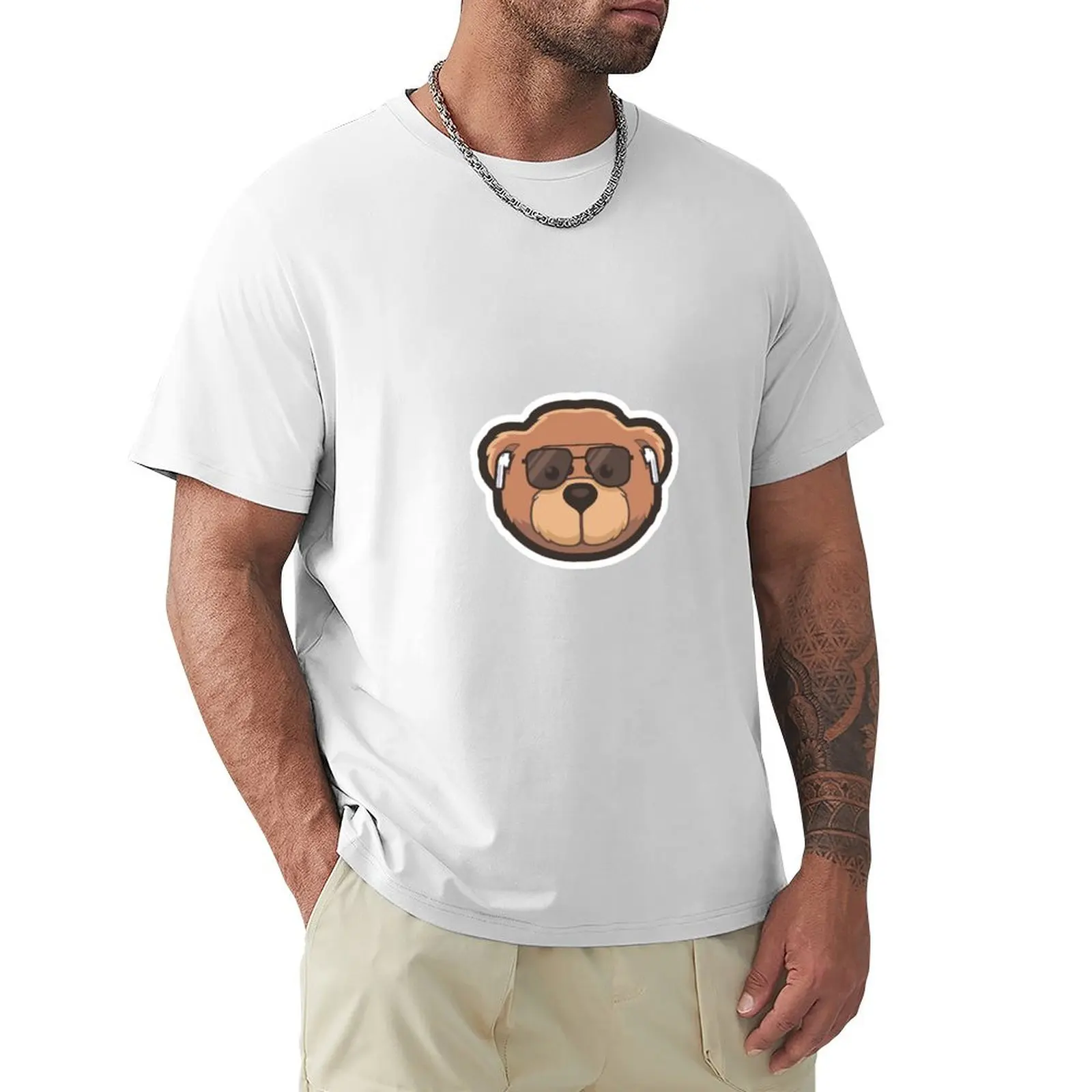 

Music Teddy T-shirt customs summer tops mens clothing