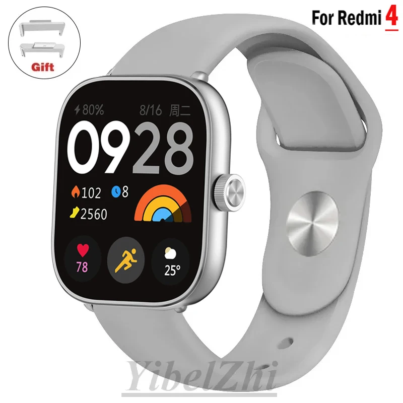 Soft Silicone Sport Bracelet Strap for Smartwatch Wristband Accessories