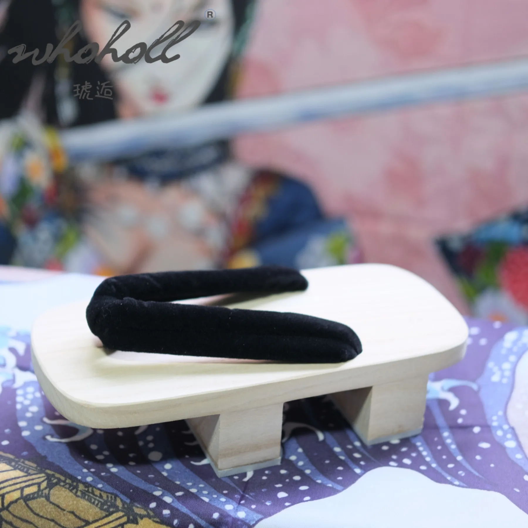 Cosplay Shoes Man Women Slippers Japanese Wood Geta Anime Coplay Costumes Shoes Flip Flops Slippers Cartoon Wooden Clogs Sandals Shoes