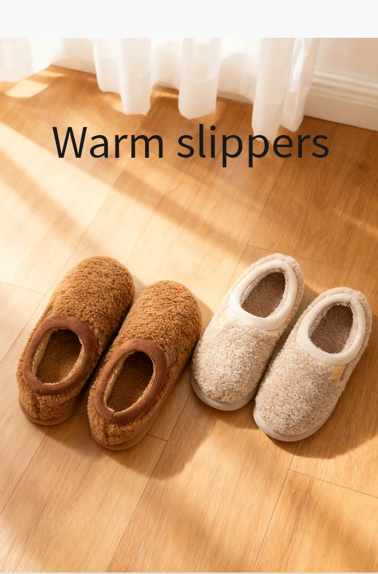 Cozy Fleece-Lined Slippers for Women