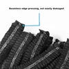10PCS Black Disposable Bouffant Cap Non Woven Bath Shower Hair Caps Food Service Medical Salon Spa Catering Workspace Cover Hat 3