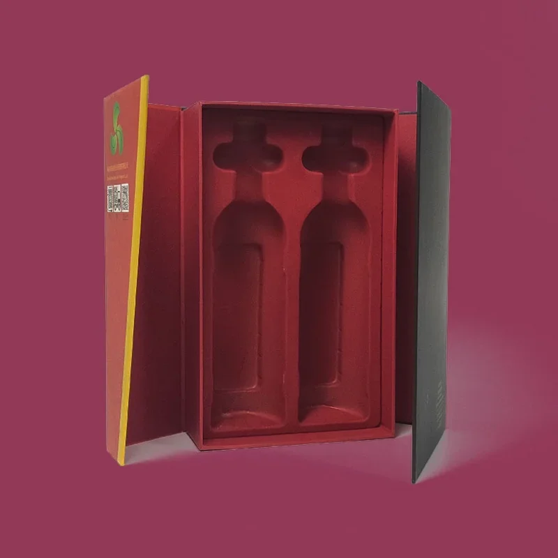 

Custom Luxury Cardboard Packing Wine Box Gift Packaging For Bottle