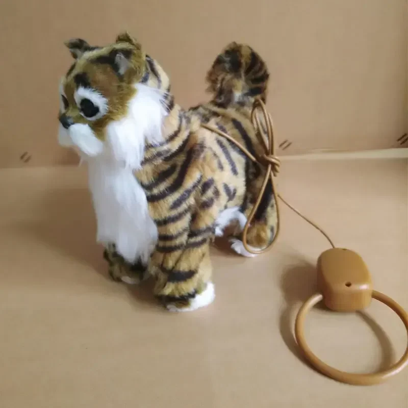 Electronic Plush Cat Toy Sing Songs Walk Robot Cat Kitten Leash Controled Music Kitty Pet Robotic Animal for Kids Gift игрушки