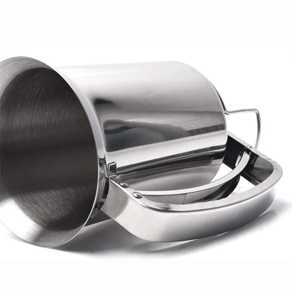 Stainless Steel Batter Dispenser Cake Pancake Batter Funnel Separator Funnel Handheld Dispenser Baking Tool