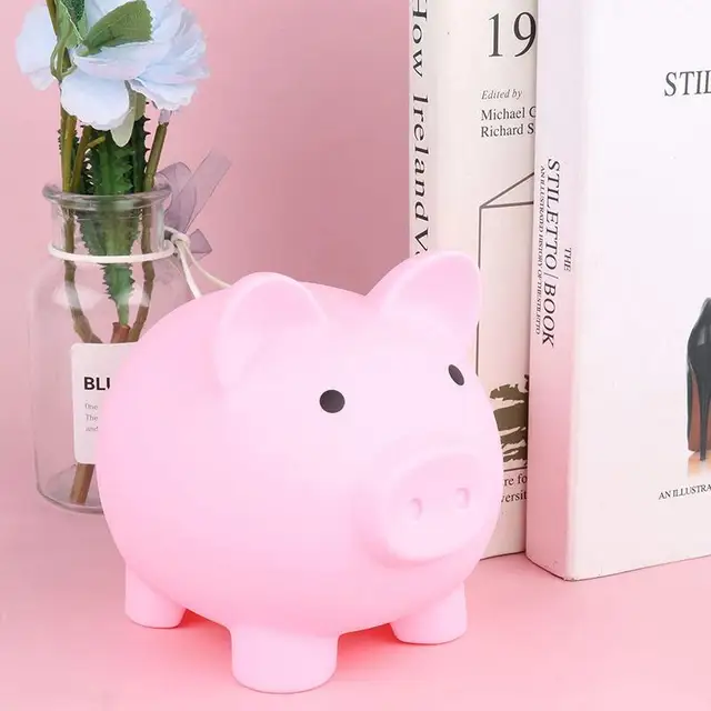 Aranyos Piggy Bank Érme Lányoknak És Fiúknak Közepes Méretű Malacka Bankok Érmék Tárolására Gyakorlati Ajándékok Születésnapra - Image 4