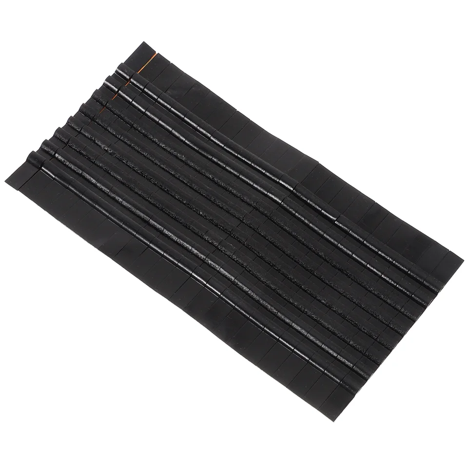 100 Bandes Autocollantes Antidérapantes Pour Cintres - En Silicone Blanc, Empêchent Les Vêtements De Glisser, Facile à Poser