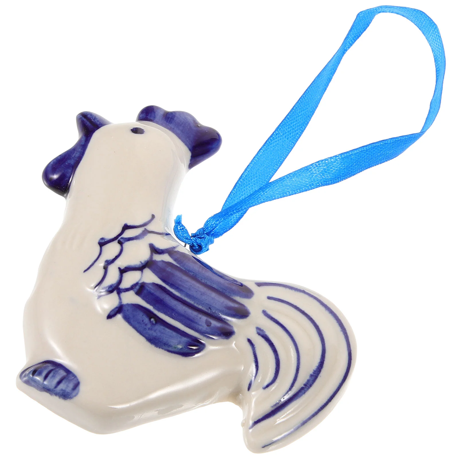 

Ceramic Rooster Pendant Rear View Mirror Decor Hanging Car Ornament Party Decorations Kids Toys