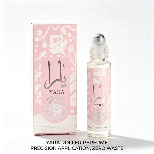El perfume de bola árabe Yara de 10ML tiene una fragancia portátil de larga duración para mujer, aroma aromático informal único y ligero fresco para hombres y mujeres 2
