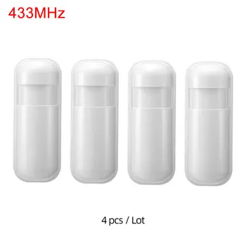 PIR Motion Sensor Detector Wireless Infrared Motion Detector 433MHz eV1527 for PGST Home Alarm System App Control 1