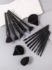 Black Makeup Brush Set Professional Super soft detail brush Blush Brush Foundation Concealer Eyeshadow Brush Women Beauty Tool 5