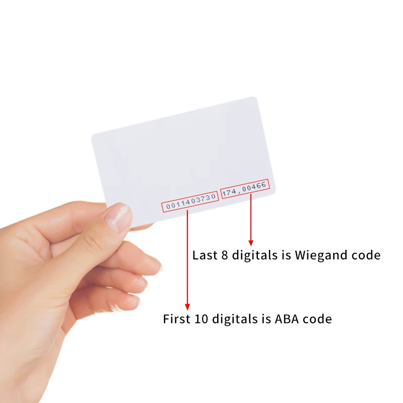 10pcs TK4100 125kHz RFID Cards RFID Proximity ID Cards Token Tag Key Card for Access Control System and Attendance 4