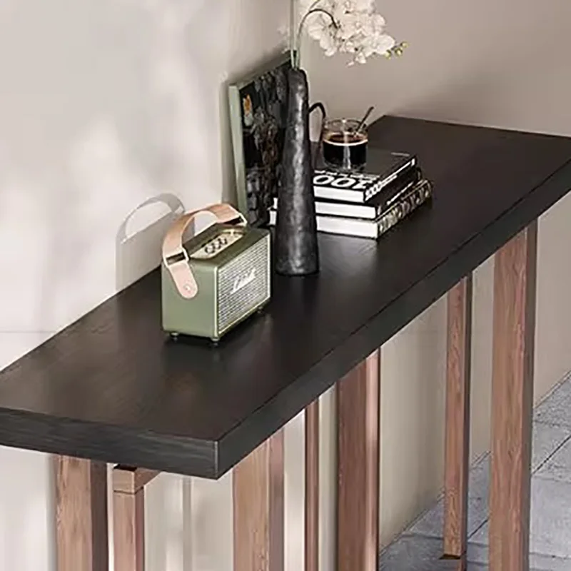 Tavolo Console Creativo e Accogliente, Elegante Tavolo Moderno per Ingresso, Stile Nordico, Arredamento per Soggiorno - immagine 4
